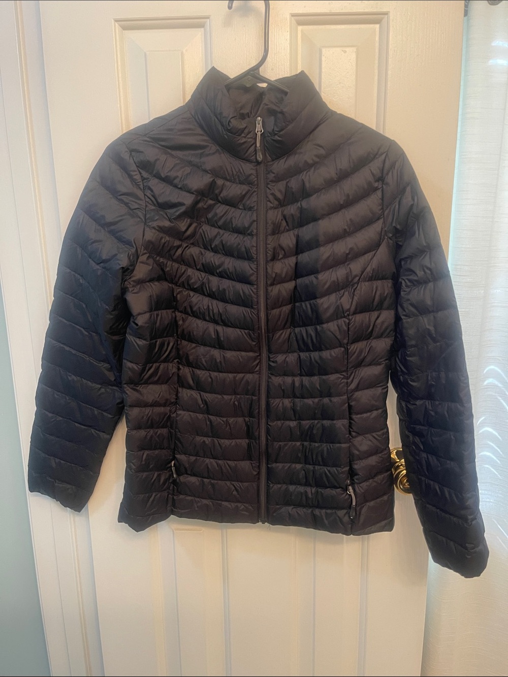 32 Degrees Women's Black Packable Puffer Jacket
